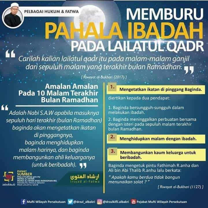 amalan lailatul qadar