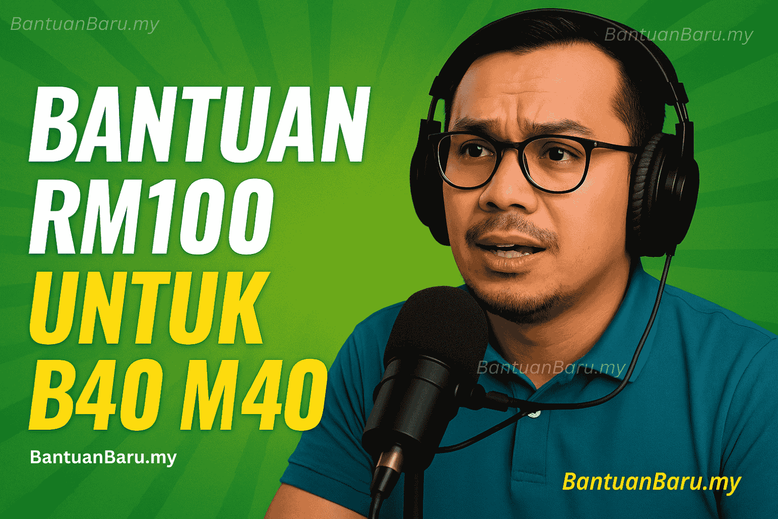 bantuan rm100 untuk b40 m40