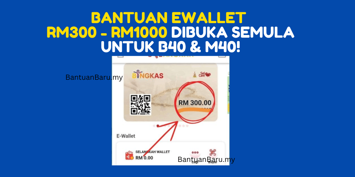 BANTUAN EWALLET RM300 DIBUKA SEMULA