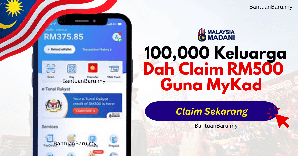 Claim Bantuan MyKad 2025