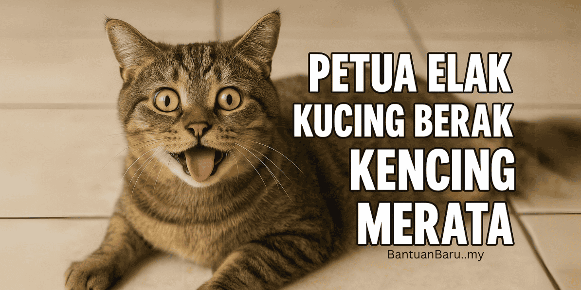 Petua Elak Kucing Berak Kencing Merata