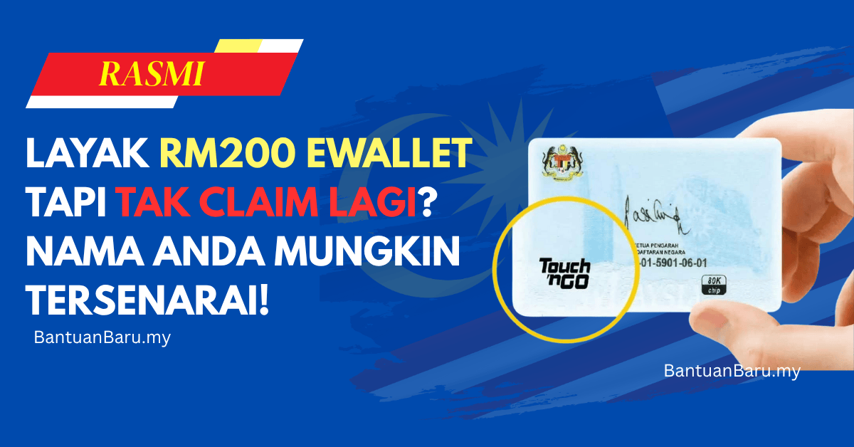 Senarai Penerima Ewallet Rm200