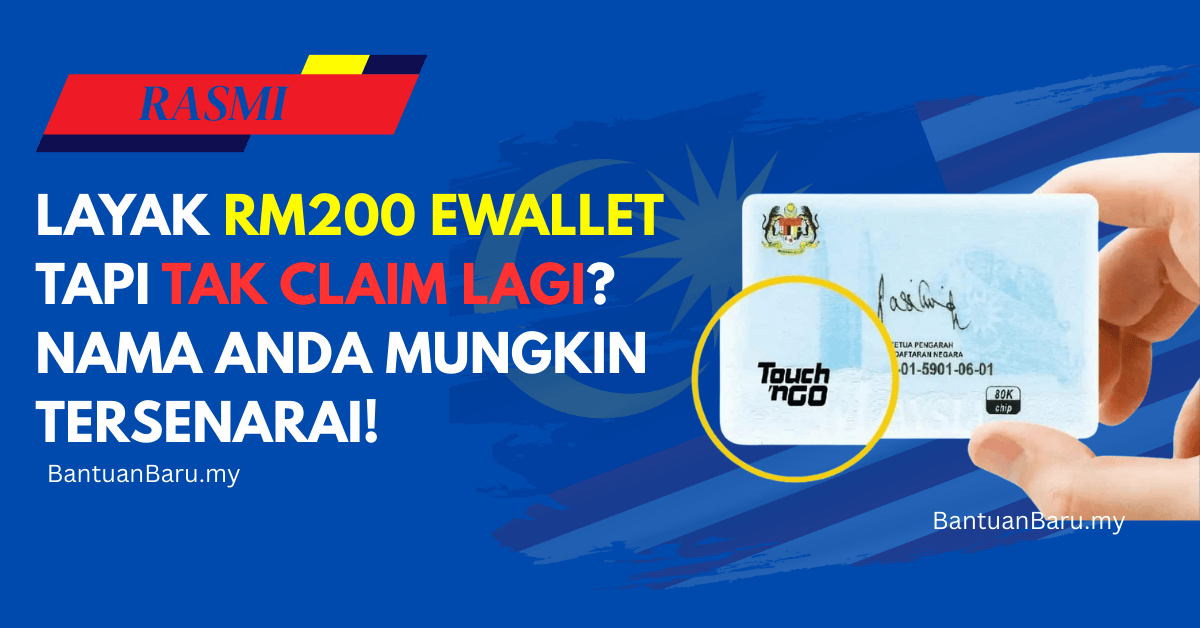 Ewallet rm200 ogos