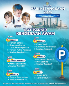 parkir sambutan hari merdeka