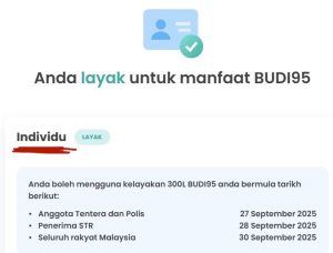 layak subsidi petrol