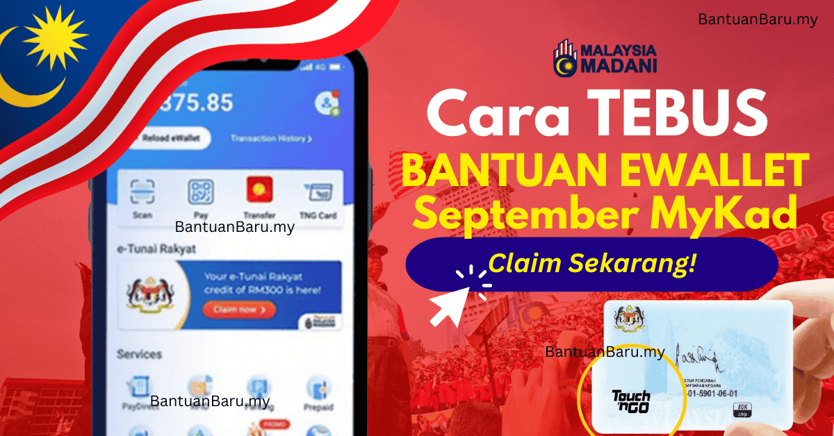 Cara tebus Ewallet September